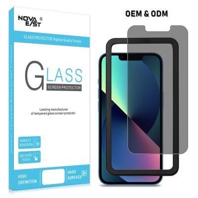 China Mobile Phone Anti-peep Shockproof 2.5D Edge To Edge Privacy Tempered Glass Screen Protector For iPhone Screen Protector Tempered Glass for sale