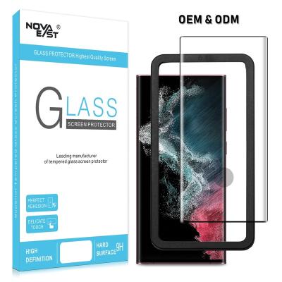 China Mobile Phone Screen Protector Retail Package Mobile Phone Tempered Glass Screen Protector For Samsung S22 Screen Protector for sale