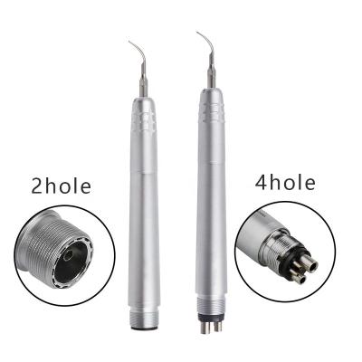 China Air CLEANING Dental Ultrasonic Scaler with 4 Tips Teeth Cleaner 2/4 Holes Handpiece Whiten Teeth Cleaner for sale