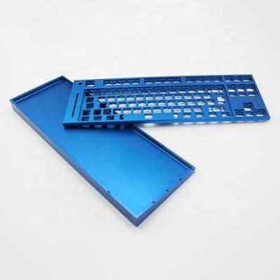 China Aluminum High End OEM CNC Machined Parts Rapid Prototyping Custom Aluminum Keyboard Enclosure for sale