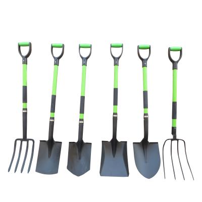 China Shovel D Handle Fiberglass Handle Shovel Camping Shovel Fork For Garden Tools for sale