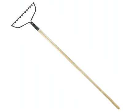 China Multifunctional Long Handle Bow Wooden Rake for sale