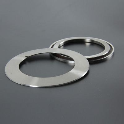 China High Hardness Circular Top Slotting Round Blade For Paper Rolls Rewinding for sale