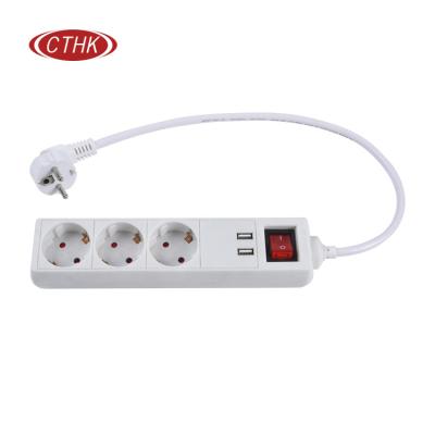 China Easy Installation Factory OEM Wall Mount Extension Board With USB Port, Extension Board, Power Strips for sale