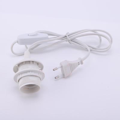 China Cold Flexible Extension Cord EU VDE Standard Extension Lamp Cord Power Socket for sale