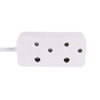 China 2 Outlet South Africa Extension Power Residential / Multipurpose Socket Strip Multi Socket for sale