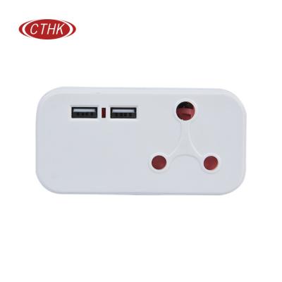 China Easy installation South Africa conversion plug, travel adapter, power strip with usb for sale