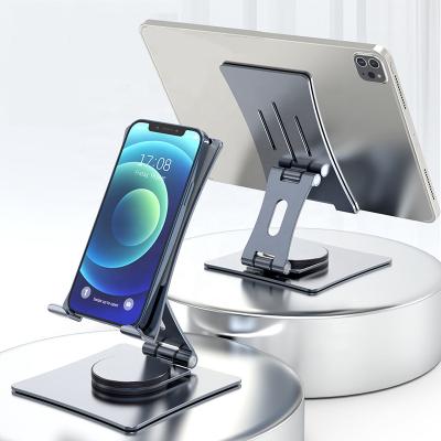 China Phone Rational Design 360 Rotating Durable Portable Tablet Stand Aluminum Alloy Phone Holder For Office for sale