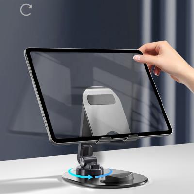 China Phone The New Release 360D Rotating 2 in 1 Non-Slip Phone Tablet Stand Tablet Phone Holder for Desktop for sale