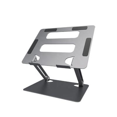 China 2022 Foldable Best Selling Adjustable Laptop Stand Aluminum Alloy Folding Stand For Notebook Tablet for sale