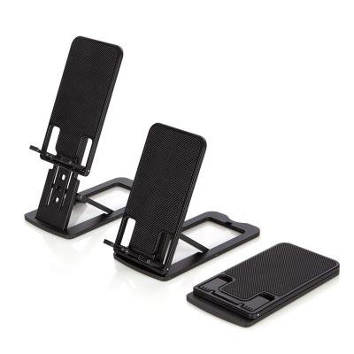 China Carry Adjustable Height Folding Phone Stand Easy Adjustable Slim Design ABS Plastic Tablet Phone Holder for sale