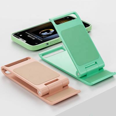 China Factory Price Tablet Phone Mount Foldable Mobile Phone Stand Adjustable Adjustable Desktop Cell Phone Holder For All Smartphones for sale