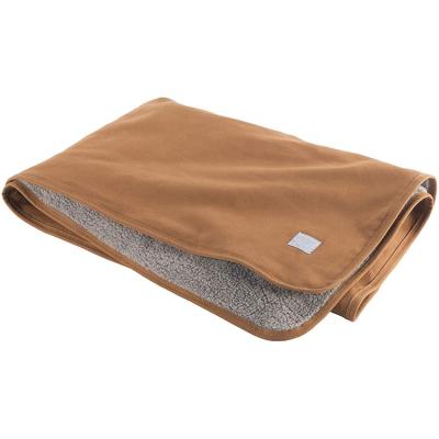 China Wholesale Pet Blankets Heated Sherpa Lined Dog Blanket Throw Blanket For Pet for sale