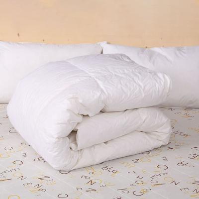 China 49 Polyester 51 Home Hot Selling White Duck Down Hospital Bed Duck Down Comforter for sale