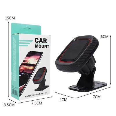 China 360 Degree Universal Car Phone Mount Dashboard Phone Holder Rotating Magnetic Smartphone Car Phone Holder for sale