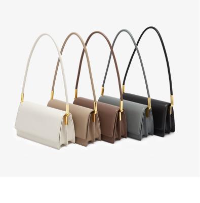 China Fashion New Design Ladies Genuine Leather Handbag Clips Female Bags Shoulder Bag Female Handbags For Women for sale