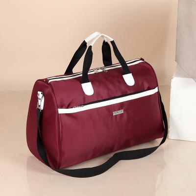 China Fashion Large Capacity Duffle Bag Sport Gym Travel Waterproof Duffel Bag With Shoe Compartment for sale