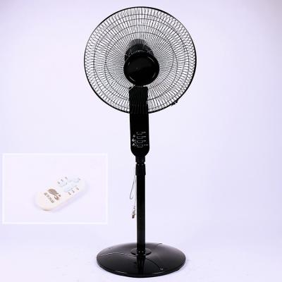 China New pp remote control black electric fan plastic material holder rechargeable canopy fan for family for sale