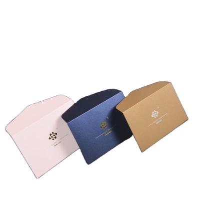 China Fleixble Packing Envelope Card Personalization Pearl Paper Bronzing Logo Letter Printing Business Invitation Letter High End Envelope for sale