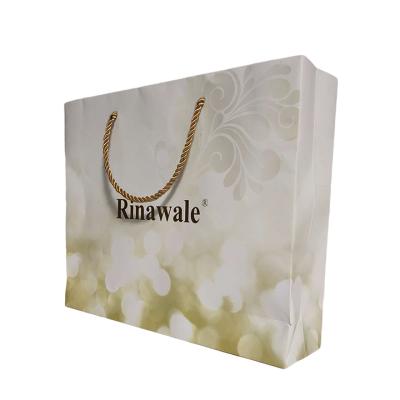 China Recycled Materials Hot Selling Stand Up Pouches White Flower Printing Yellow Paper Bag for sale