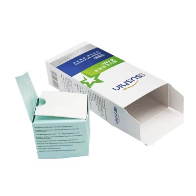 China Recyclable Custom Paper Packaging Box For Drug With Company Logo for sale