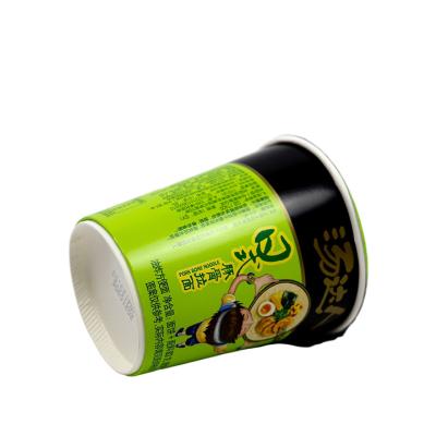 China Recycled Materials Wholesale Instant Soup Noodle Rice Food Wrapping Disposable Hot Paper Bowl Quickly for sale