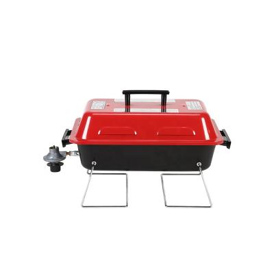 China Adjustable BBQ Grill Propane Gas Small Size Barbecue Grill For Outdoor Use for sale