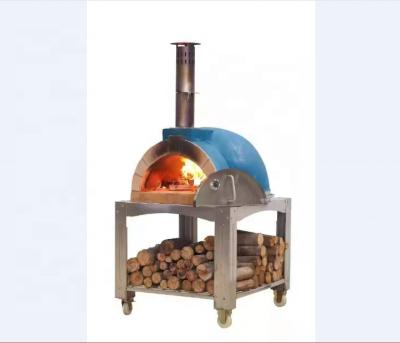 China Outdoor Natural Clay Pizza Oven Wood Fired Outdoor Oven for sale