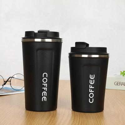 China 380ml 510ml PORTABLE Powder Coated Coffee Mug Stainless Steel Vacuum Insulated Double Wall Tumbler for sale