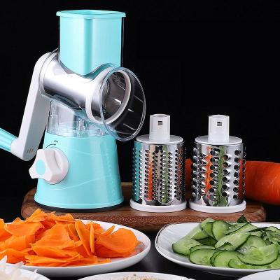 China 2020 Hot Selling Amazon Manual Professional Home Instrument Viable Use Mini Food Chopper Round Drum Spiral For Kitchen for sale