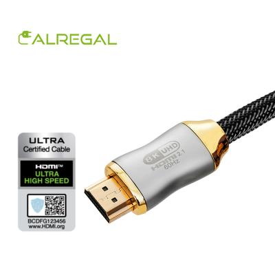 China Support OEM/ODM Design High Speed ​​Male-Male HDMI Cable 8k 60HZ 7680*4320 Video Transmission Cable 48Gbps HDMI Audio Cable To Game Player for sale