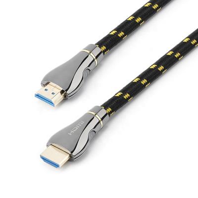 China Camera Certificated 8K@60Hz Ultra High Speed ​​4K@120Hz Braided HDMI Cable Support eARC/HDR/3D/RGB4: High Quality 4:4 HDMI 2.1v Cable for sale