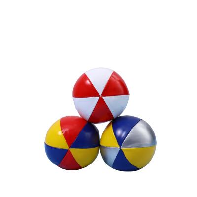 China Sports Toy Customized Pu Leather Soft Kids Toys Wholesale Small Balls Juggling Balls For Beginners Jugglers for sale