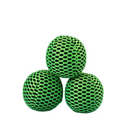 China Sports Toy Factory Customized mesh cloth kids soft toys hacky savk wholesale small balls juggling balls bean bags for sale