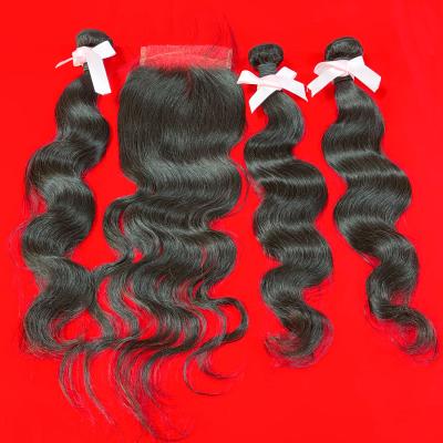 China 100% Silky Straight Wave Virgin Hair Vendor Hand Tied Hair Weave Ponytail Hair Extension For Black Women for sale