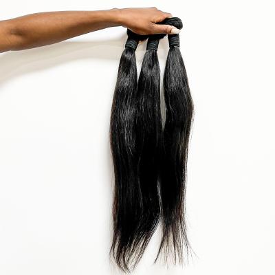 China Handtied Silky Straight Weft Virgin Hair Wholesale Burma Wave Filipino Hair for sale