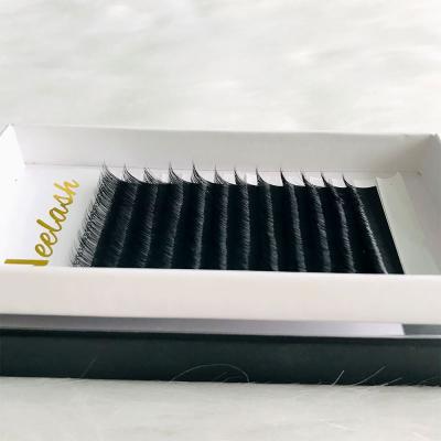 China Long Natural Eyelash Extension 0.03 Wick Maker 0.04 Thickness Silk Eyelashes Whip One Second Bloom Eyelashes for sale