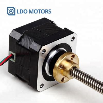 China NEMA 17 enclosed non-captive linear stepper motor for sale