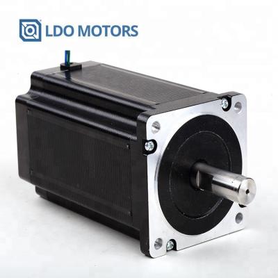 China Embedded LDO 1.8degree 86x86mm electric nema34 stepper motor with high holding torque for CNC machine for sale