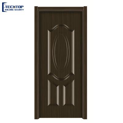 China TECHTOP OEM Factory Cheap Modern White Melamine Wooden Interior MDF Door for sale