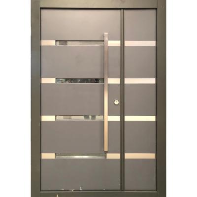 China TECHTOP main door modern wood panel door design high quality armored door for sale