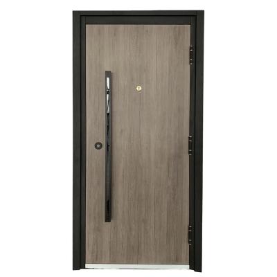 China Anti-theft Modern Designs Galvanized Steel Armored Door Home Security Steel Door for sale