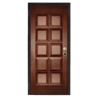 China Traditional Turkish Style Security Steel Wooden Armored Entrance Door for sale