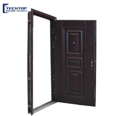 China Modern TECHTOP china galvanized steel door entry door security steel gate with high quality for sale