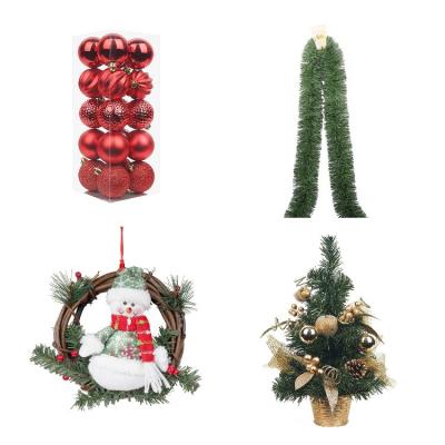 China Fashionable Supplier Custom Hot Sale Personalized Party Christmas Birthday Ornaments Decorations Items Set Bulk for sale