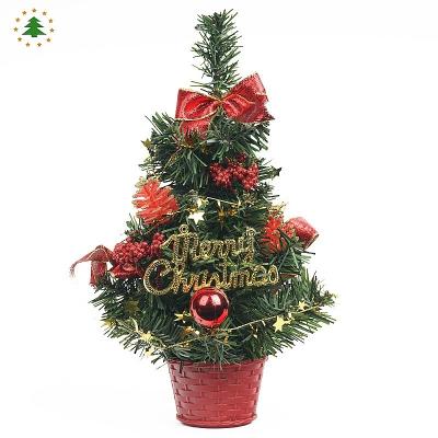 China Wholesale Mini Plastic Factory Table Top “Chrismas” Tree For Christmas Decoration for sale