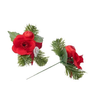 China Factory Professional Plastic Custom Artificial Christmas Jintai Decorative Flower Selection for sale