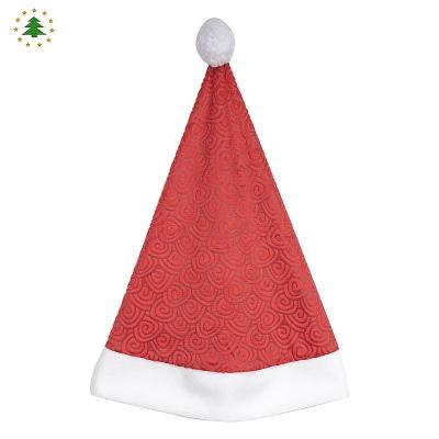 China New Fabric Christmas Deco Hats India Decorations Christmas Hat for sale