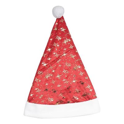 China Promotional Cloth Price Hats Unique Crazy Christmas Santa Hat for sale