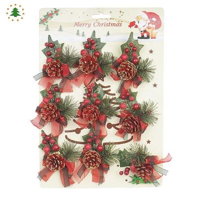 China Interesting Christamas Decoration Christmas Tree Pine Cone Flower Props for sale